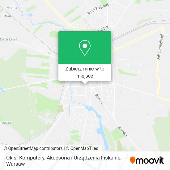 Mapa Okis. Komputery, Akcesoria i Urządzenia Fiskalne