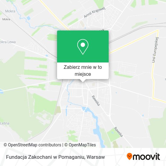 Mapa Fundacja Zakochani w Pomaganiu