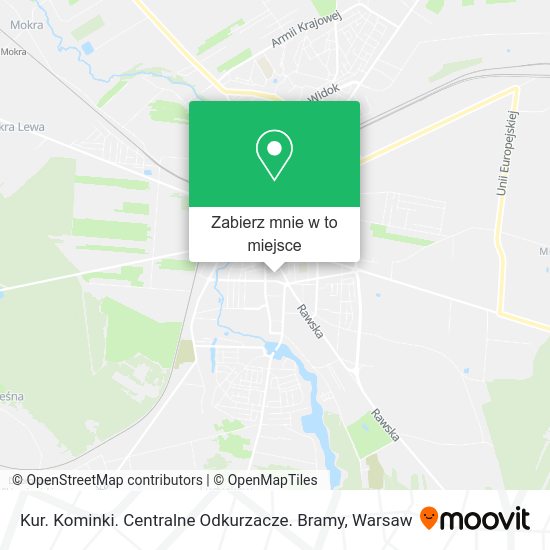 Mapa Kur. Kominki. Centralne Odkurzacze. Bramy