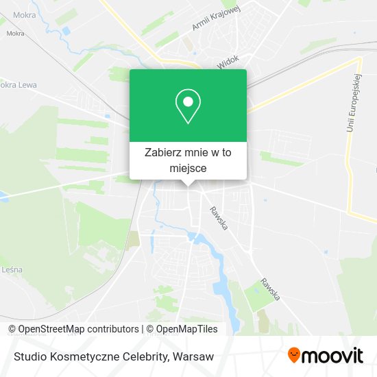 Mapa Studio Kosmetyczne Celebrity