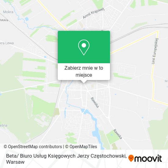 Mapa Beta/ Biuro Usług Księgowych Jerzy Częstochowski