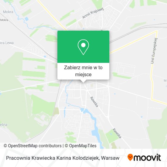 Mapa Pracownia Krawiecka Karina Kolodziejek