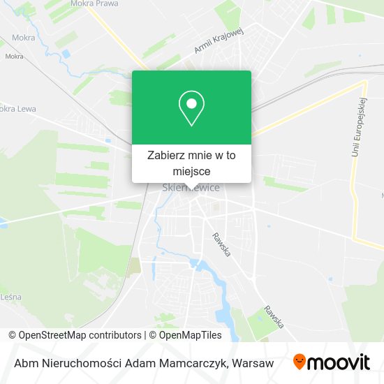 Mapa Abm Nieruchomości Adam Mamcarczyk