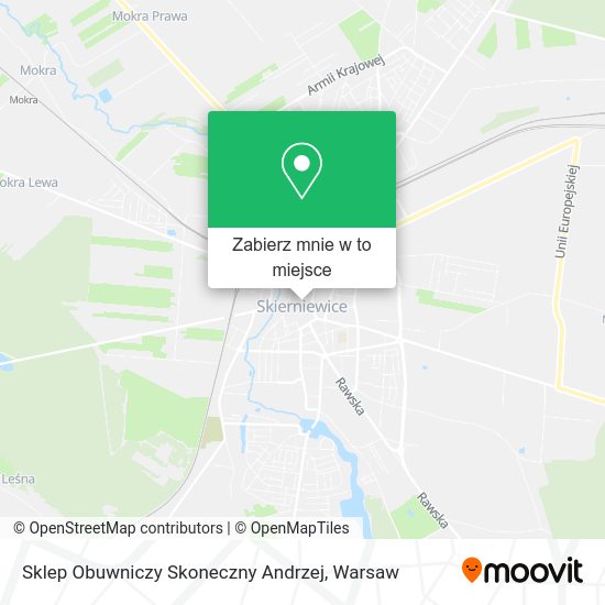 Mapa Sklep Obuwniczy Skoneczny Andrzej