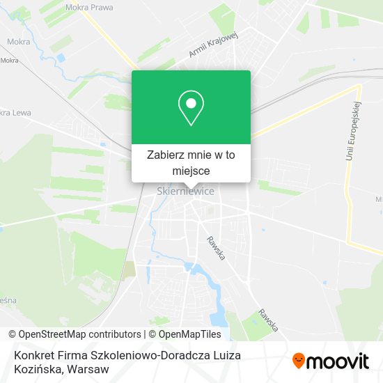 Mapa Konkret Firma Szkoleniowo-Doradcza Luiza Kozińska