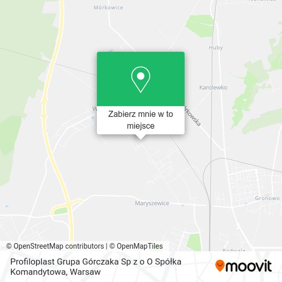 Mapa Profiloplast Grupa Górczaka Sp z o O Spółka Komandytowa