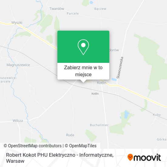 Mapa Robert Kokot PHU Elektryczno - Informatyczne