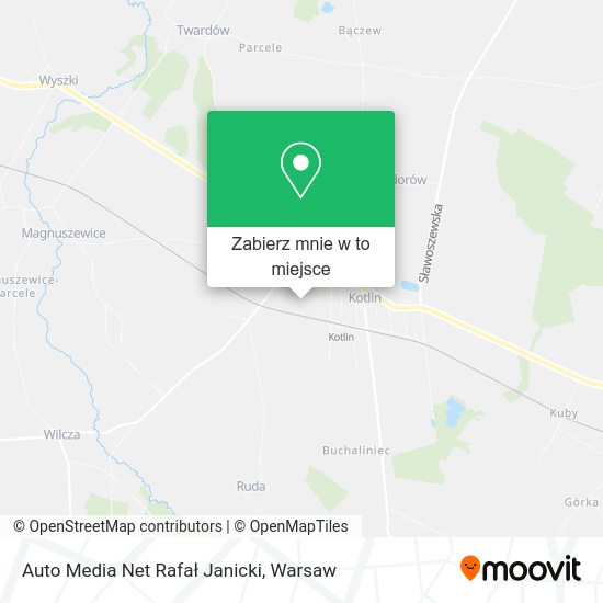 Mapa Auto Media Net Rafał Janicki