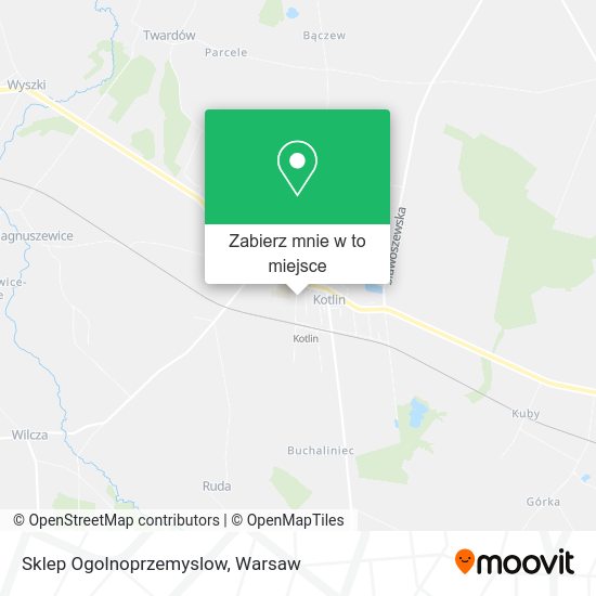 Mapa Sklep Ogolnoprzemyslow