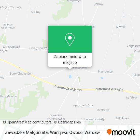 Mapa Zawadzka Małgorzata. Warzywa, Owoce