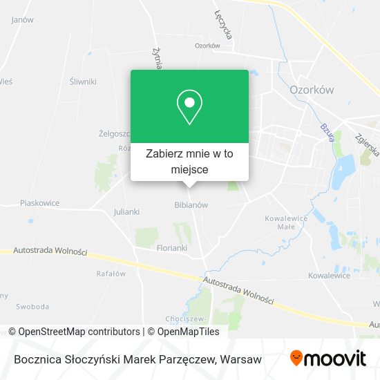 Mapa Bocznica Słoczyński Marek Parzęczew