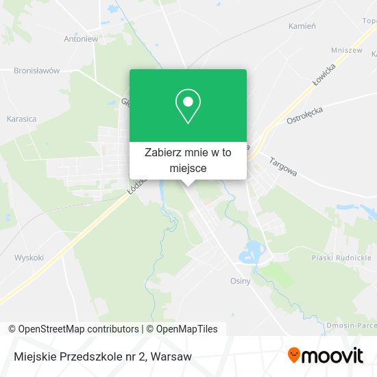 Mapa Miejskie Przedszkole nr 2