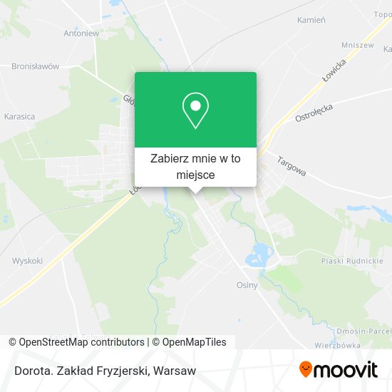 Mapa Dorota. Zakład Fryzjerski