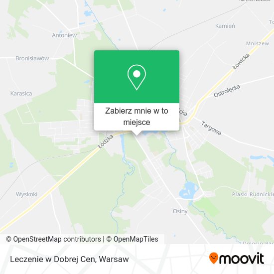 Mapa Leczenie w Dobrej Cen