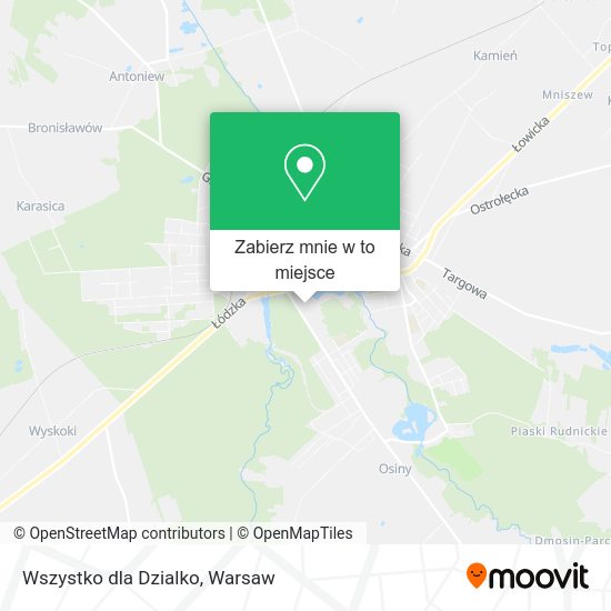 Mapa Wszystko dla Dzialko