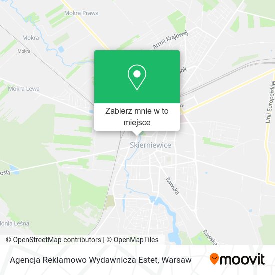 Mapa Agencja Reklamowo Wydawnicza Estet