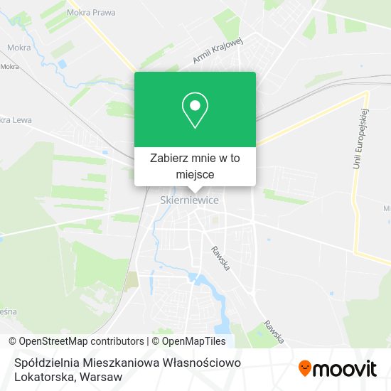 Mapa Spółdzielnia Mieszkaniowa Własnościowo Lokatorska