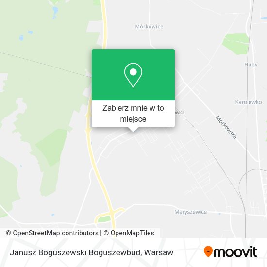 Mapa Janusz Boguszewski Boguszewbud