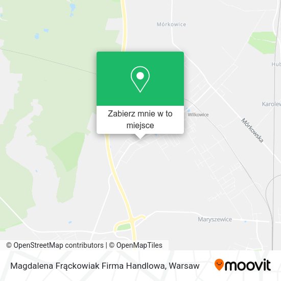 Mapa Magdalena Frąckowiak Firma Handlowa