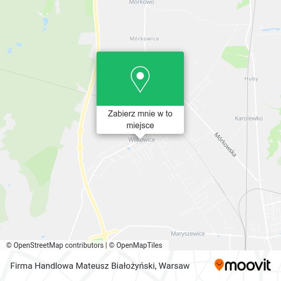 Mapa Firma Handlowa Mateusz Białożyński