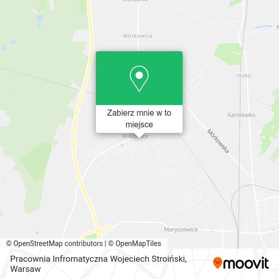 Mapa Pracownia Infromatyczna Wojeciech Stroiński