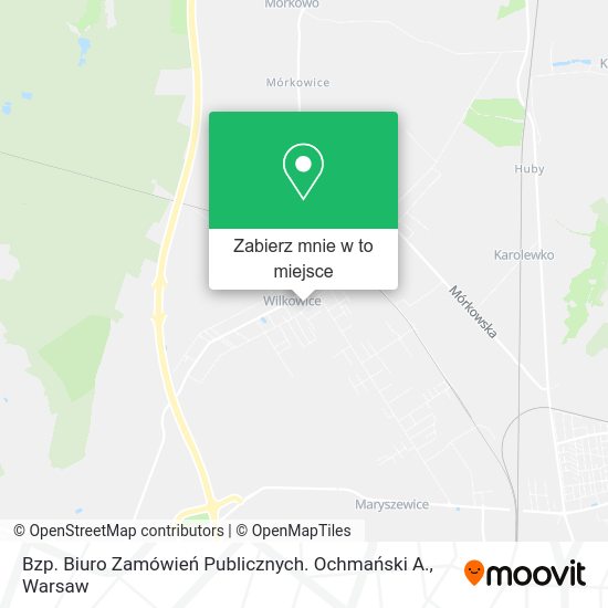 Mapa Bzp. Biuro Zamówień Publicznych. Ochmański A.