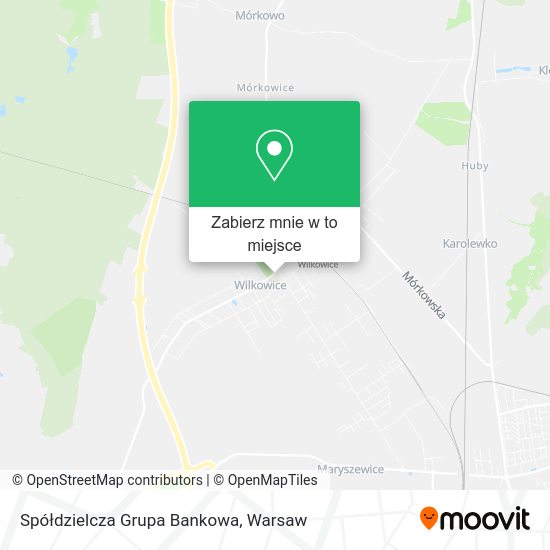 Mapa Spółdzielcza Grupa Bankowa