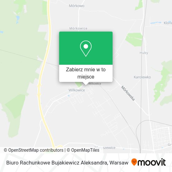 Mapa Biuro Rachunkowe Bujakiewicz Aleksandra