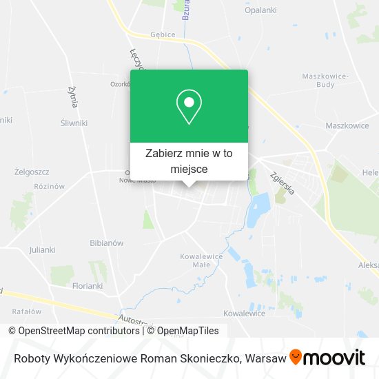 Mapa Roboty Wykończeniowe Roman Skonieczko