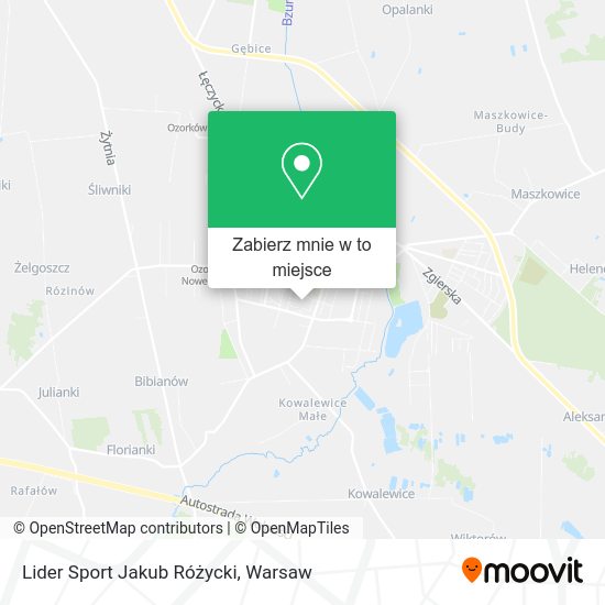 Mapa Lider Sport Jakub Różycki