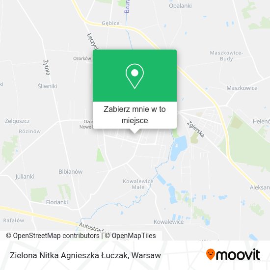 Mapa Zielona Nitka Agnieszka Łuczak