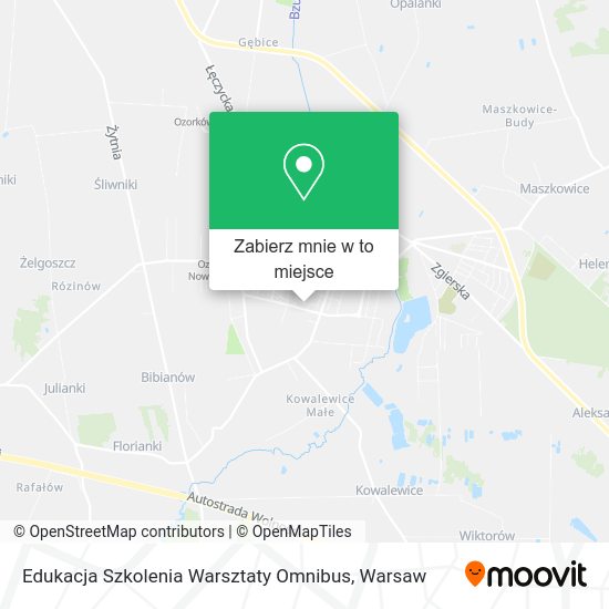 Mapa Edukacja Szkolenia Warsztaty Omnibus