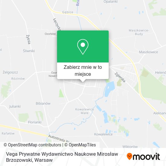 Mapa Vega Prywatne Wydawnictwo Naukowe Mirosław Brzozowski