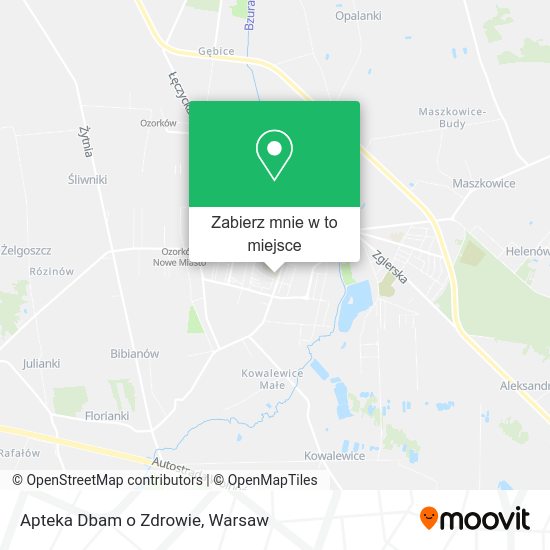 Mapa Apteka Dbam o Zdrowie