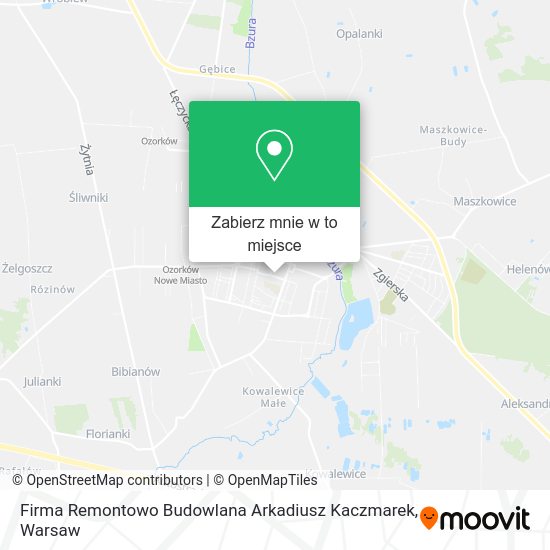 Mapa Firma Remontowo Budowlana Arkadiusz Kaczmarek