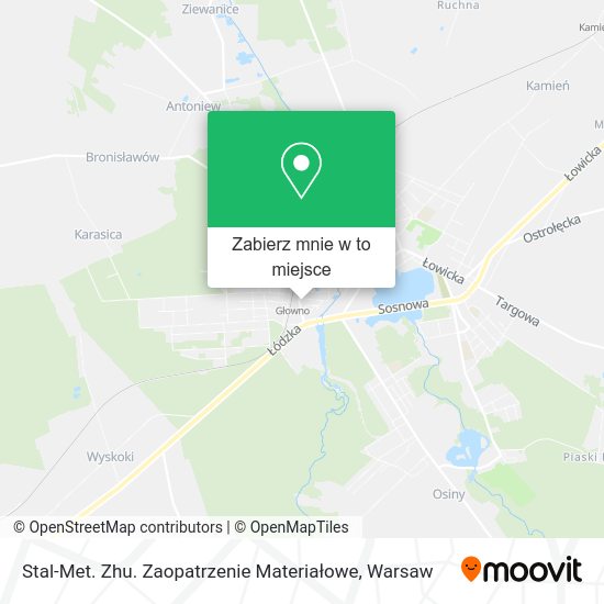 Mapa Stal-Met. Zhu. Zaopatrzenie Materiałowe