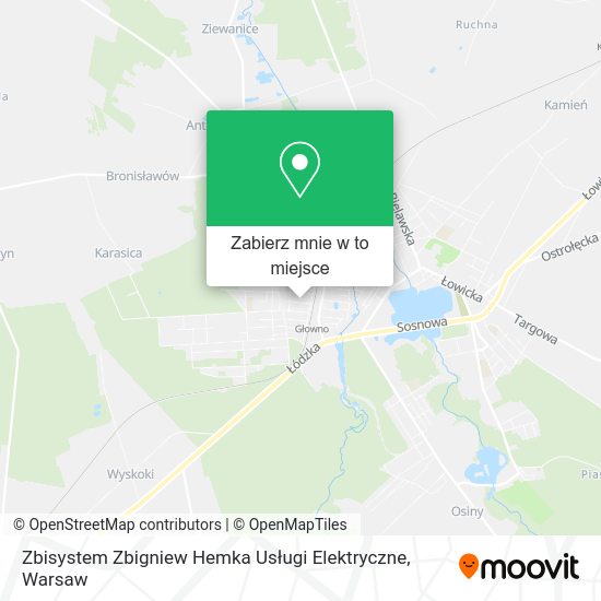 Mapa Zbisystem Zbigniew Hemka Usługi Elektryczne