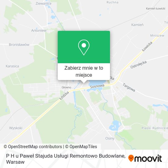 Mapa P H u Paweł Stajuda Usługi Remontowo Budowlane