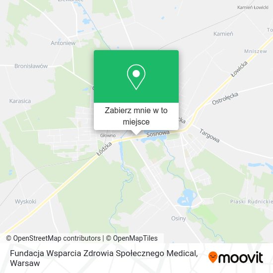 Mapa Fundacja Wsparcia Zdrowia Społecznego Medical