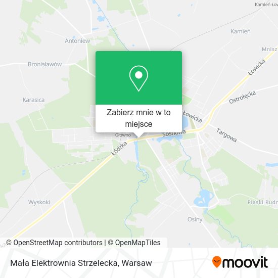 Mapa Mała Elektrownia Strzelecka