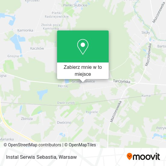 Mapa Instal Serwis Sebastia
