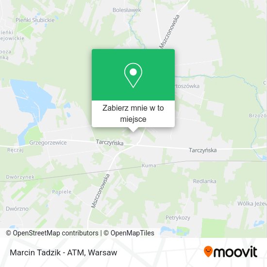 Mapa Marcin Tadzik - ATM