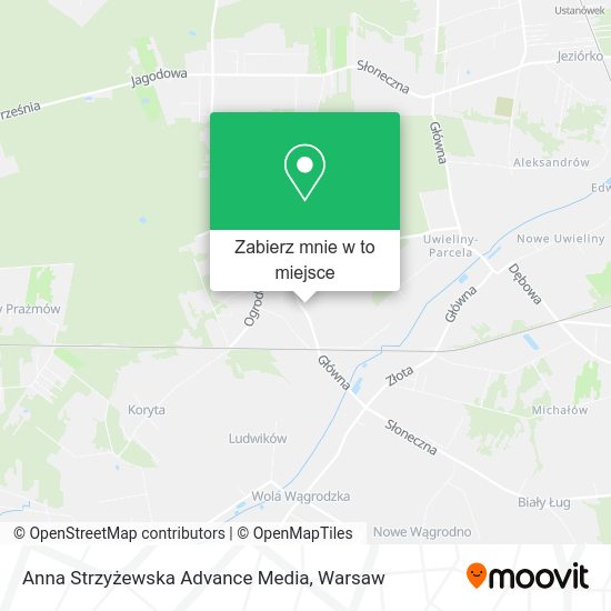 Mapa Anna Strzyżewska Advance Media