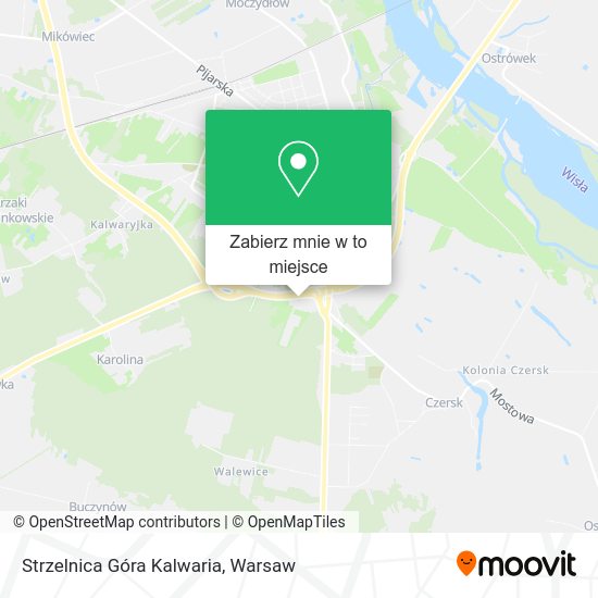 Mapa Strzelnica Góra Kalwaria