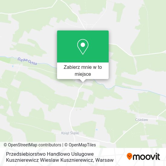 Mapa Przedsiebiorstwo Handlowo Uslugowe Kusznierewicz Wieslaw Kusznierewicz