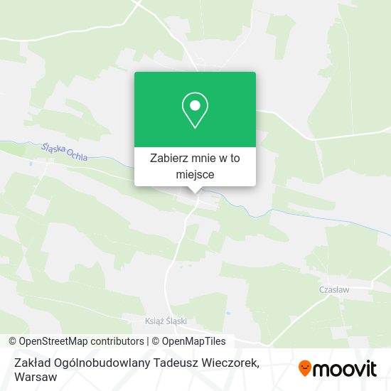 Mapa Zakład Ogólnobudowlany Tadeusz Wieczorek