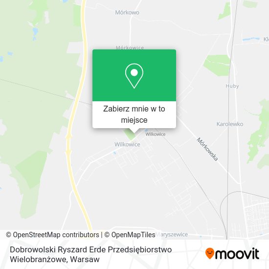 Mapa Dobrowolski Ryszard Erde Przedsiębiorstwo Wielobranżowe