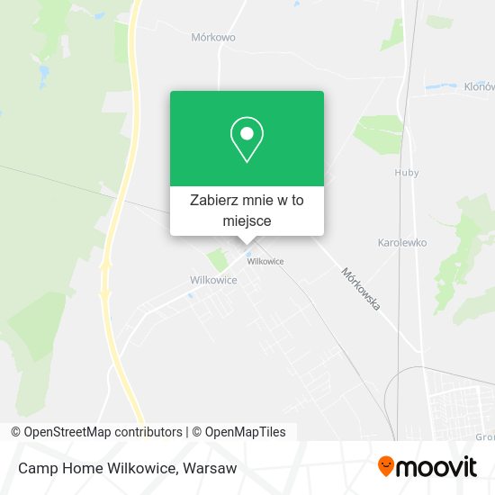 Mapa Camp Home Wilkowice