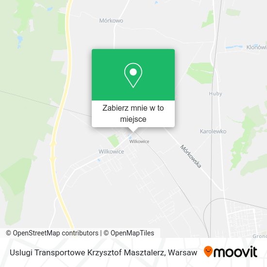 Mapa Uslugi Transportowe Krzysztof Masztalerz