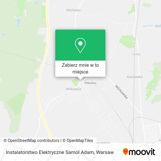 Mapa Instalatorstwo Elektryczne Samol Adam